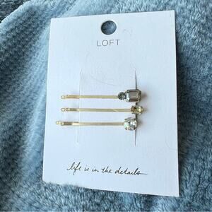 LOFT NWT Sparkle Bobby Pin Set